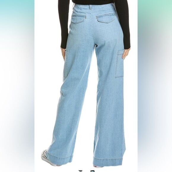 NWT Joe's Women's Jeans The Petra Natural Wide Leg Cargo Jeans size 30 - Picture 2 of 14